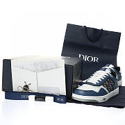 Dior B27 Low Blue Cream Dior Gray Beige Black Dior Oblique Jacquard - 3SN272ZIR_H568 - 2