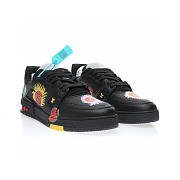 Louis Vuitton x Yayoi Kusama Trainer Black Print - 1ABD30 - 3