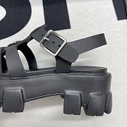 Prada Black Rubber Sandal - 2X3083_3LKK_F0002 - 4