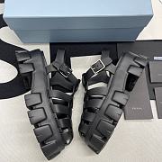 Prada Black Rubber Sandal - 2X3083_3LKK_F0002 - 2