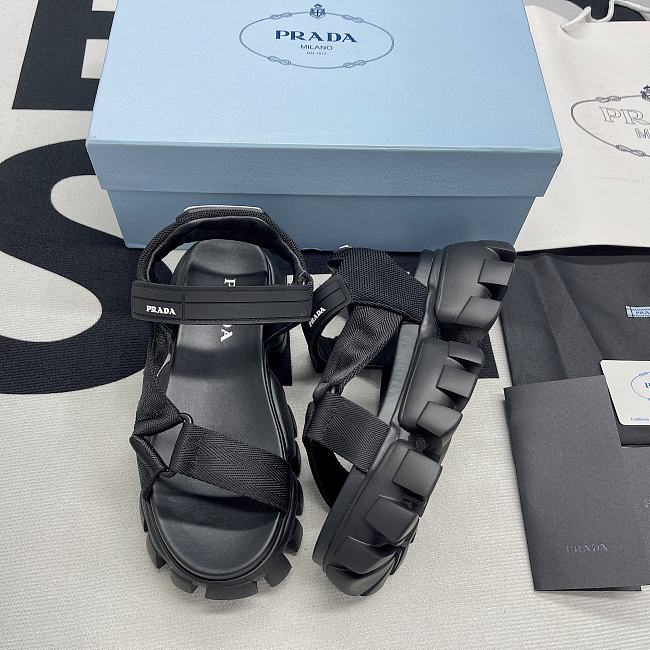 Prada Sporty woven nylon tape sandals - 1X037M_3L74_F0002_F_050 - 1