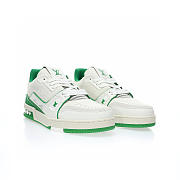 	 Louis Vuitton Trainer Green Signature - 1ABFAS - 3