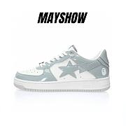 	 A Bathing Ape Bape Sta Patent Leather White Grey (2023) - 1I70-291-021/1I70-191-022 - 1