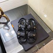 Chanel Sandal Black Leather - 3