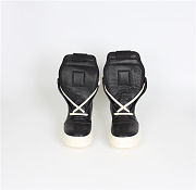 Rick Owens Strobe Geobasket High Black Milk - 4