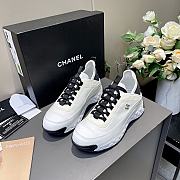 Chanel Low Top Trainer Velvet Ivory  - 2