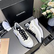 Chanel Low Top Trainer Velvet Ivory  - 3