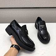 Prada Black Chocolate brushed leather loafers - 5