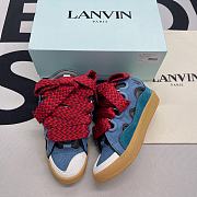 Lanvin Leather Curb Blue Red  - 3