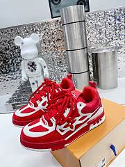 Louis Vuitton LV Skate Sneaker Red White - 5