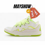 Lanvin Leather Curb White Fluorescent Yellow - 1