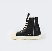 Rick Owens Fogachine Sneakers In Full Grain Calf - 5