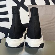 Balenciaga Speed Trainer Black White - 3