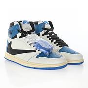 Air Jordan 1 High Travis Scott Fragment Military Blue  - 5