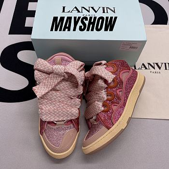 Lanvin Leather Curb Diamond Pink