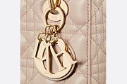 Small Lady Dior My Abcdior Bag Caramel Beige Cannage Lambskin 20 x 17 x 8 cm - 2