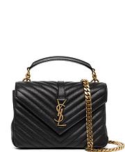 YSL College Medium Chain Bag In Quilted Leather 24 x 17 x 6,5 cm - 5