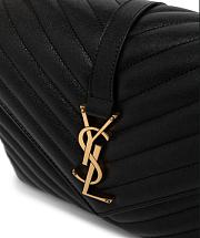 YSL College Medium Chain Bag In Quilted Leather 24 x 17 x 6,5 cm - 2